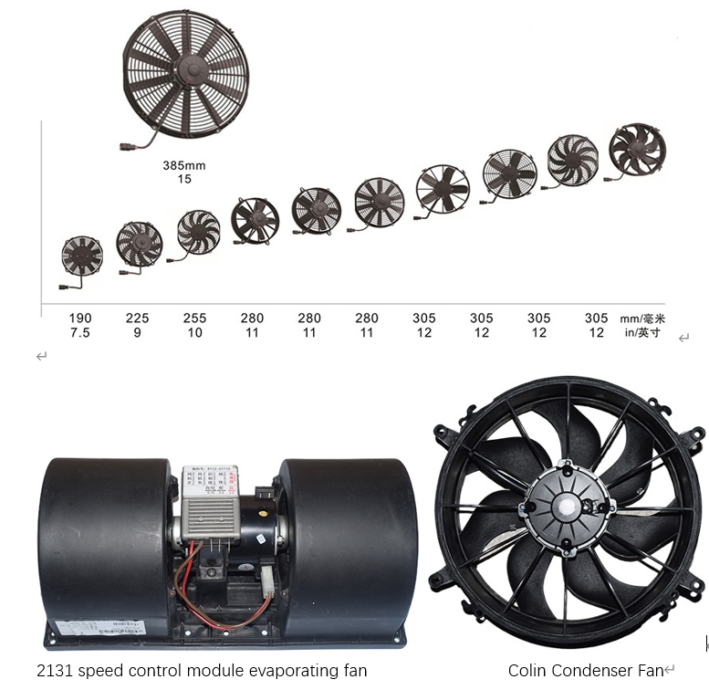 CHAOLI Fan Specification Diagram